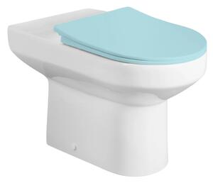 Aqualine Aqualine, vas combinat WC VERMET, deșeuri spate/inferioară, alb, VR038-432