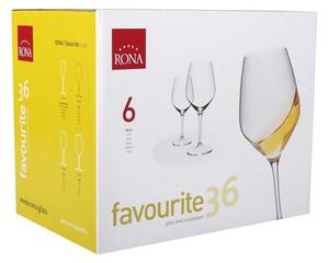 Set 6 pahare vin 360ml, RONA Favourite