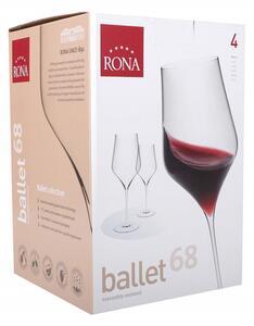 Set 4 pahare vin 680ml, RONA Ballet
