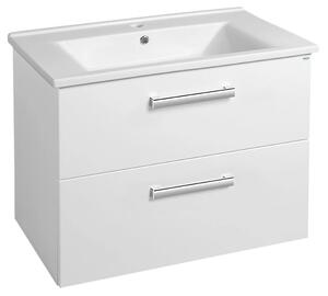 Aqualine Aqualine, dulap lavoar VEGA 72x57,6x43,8 cm, 2xsertare, alb, VG073