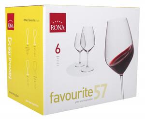Set 6 pahare vin 570ml, RONA Favourite