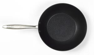 Tigaie wok 28cm, invelis non-stick, Metallic
