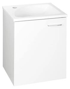 Aqualine Aqualine, dulap lavoar ZOJA 40x50x32cm, 1xusa, alb, 51048A