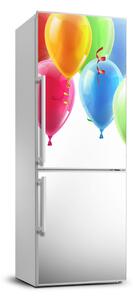 Autocolant pe frigider baloane colorate