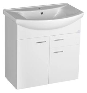 Aqualine Aqualine, dulap lavoar ZOJA 71,5x74x34cm, alb, 51075A