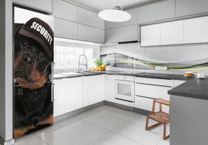 Autocolant frigider acasă Rottweiler