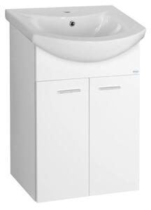 Aqualine Aqualine, dulap lavoar ZOJA 50,5x74x30cm, alb, 51055A