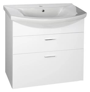 Aqualine Aqualine, dulap chiuveta ZOJA cu sertar 71,5x74x34 cm, alb, 51071A