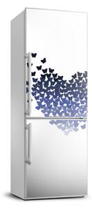 Autocolant frigider acasă Inima cu fluturi