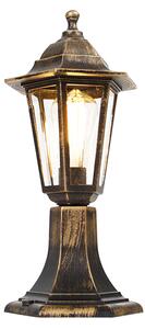 Lampă de exterior aur antic 42 cm IP44 - New Haven
