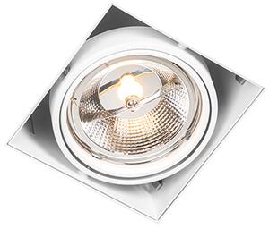 Spot integrat alb GU10 AR111 fără cadru reglabil - Oneon