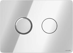 Cersanit Accento Circle, buton de spălare pneumatic, crom lucios, S97-056
