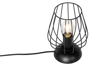 Lampă de masă modernă neagră cu fir - Palica