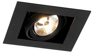 Set de 6 spoturi încastrate moderne negre reglabile - Oneon 70