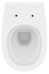 Cersanit Arteco, vas WC suspendat CleanOn 53x36x37 cm inclusiv scaun cu cadere lenta, alb, S701-180