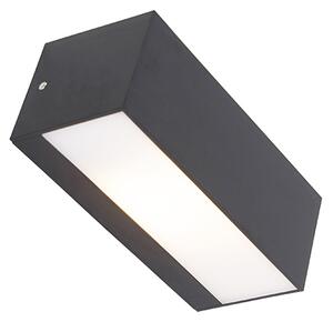 Aplică modernă neagră IP65 - Houks
