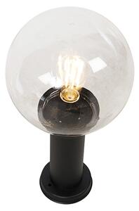 Lampă de podea de exterior neagră cu sferă din plastic 50 cm IP44 - Sfera