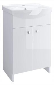 Cersanit Cersania + Sati, dulap lavoar Sati + lavoar Cersania 50cm, alb, S567-002-DSM