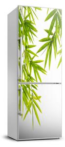 Autocolant pe frigider frunze de bambus