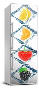 Autocolant pe frigider Fructe și gheață