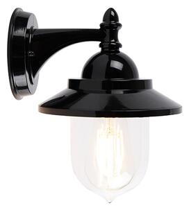 Aplică clasică de perete pentru exterior neagră IP44 - Oxford