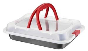 Tava copt cu capac plastic 36x23x5cm, invelis ILAG Basic, Lukrecja