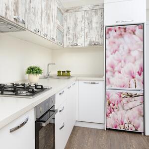 Autocolant pe frigider flori magnolia