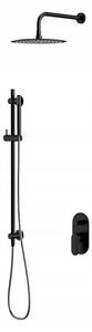 Cersanit Crea - set B258 set de dus ascuns, negru, S952-009