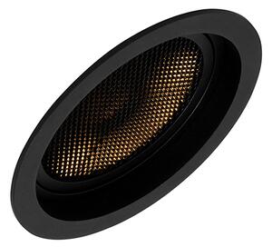 Spotlight modern îngropat negru reglabil - Coop 111 Honey