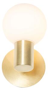 Lampa de perete moderna aurie IP44 - Cederic Up