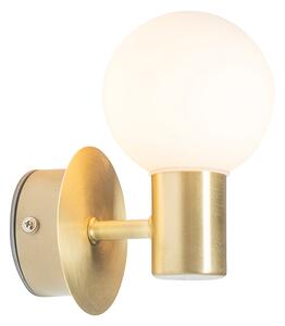 Lampa de perete moderna aurie IP44 - Cederic Up