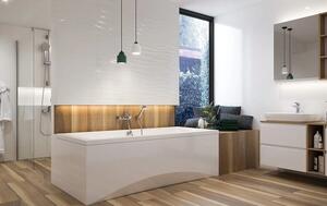 Cersanit Intro, cada acril 180x80cm + picioare, alb, S301-222