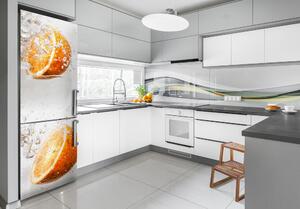 Autocolant pe frigider portocale