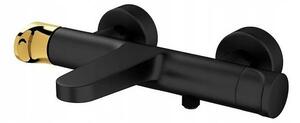 Cersanit Inverto - baterie pentru cada, negru-aurie, S951-314