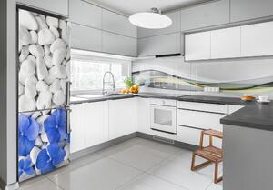 Autocolant frigider acasă pietre Hydrangea