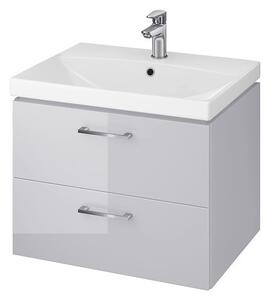 Cersanit Lara City 60, dulap SET + chiuveta, 594x447x460 mm, gri lucios, S801-216-DSM