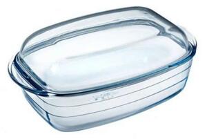Vas termorezistent cu capac 33x20x14cm, 4.5L, Ocuisine