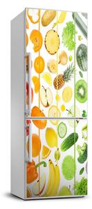 Autocolant pe frigider Fructe si legume