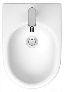 Cersanit Larga Oval, bideu suspendat CleanOn, alb, K120-006