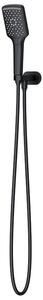 Cersanit Larga, set dus de mana cu racord coltar, negru mat, S951-513