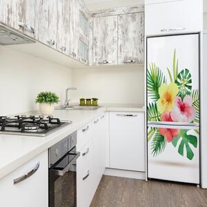 Foto Autocolant pentru piele al frigiderului flori Hawaii