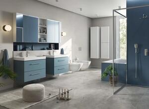 Cersanit Larga, dulap suspendat inalt 160x40 cm, alb lucios, S932-019