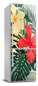 Autocolant pe frigider flori Hawaii