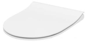 Cersanit Mille Slim, scaun Slim duroplast antibacterian, alb, K98-0227