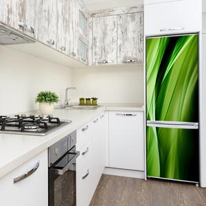 Autocolant frigider acasă fundal valuri verzi