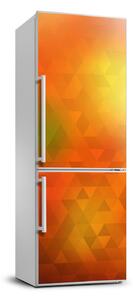 Autocolant pe frigider triunghiuri abstractizare