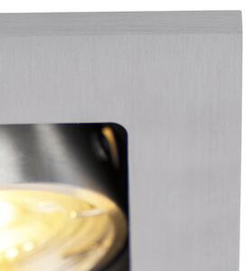 Spot încastrat inteligent aluminiu, incl. WiFi GU10 înclinabil - Qure