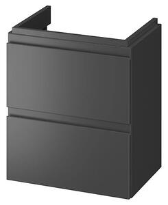 Cersanit Moduo Slim, lavoar suspendat 50x35x57 cm, antracit mat, S590-087