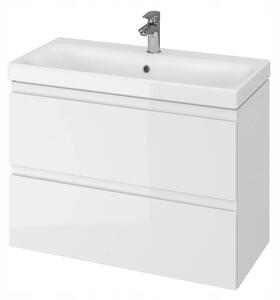 Cersanit Moduo Slim, lavoar suspendat 80 cm, alb lucios, S929-002