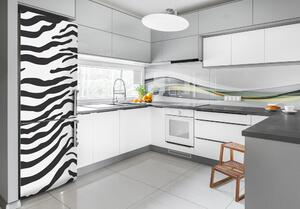 Autocolant pe frigider fundal Zebra